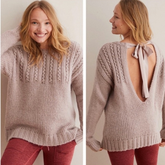 aerie Sweaters - Aerie Gray Alpaca/wool blend chuncky knit sweater